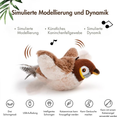 Chirpy Buddy™ – Interaktives Vogelspielzeug für Katzen