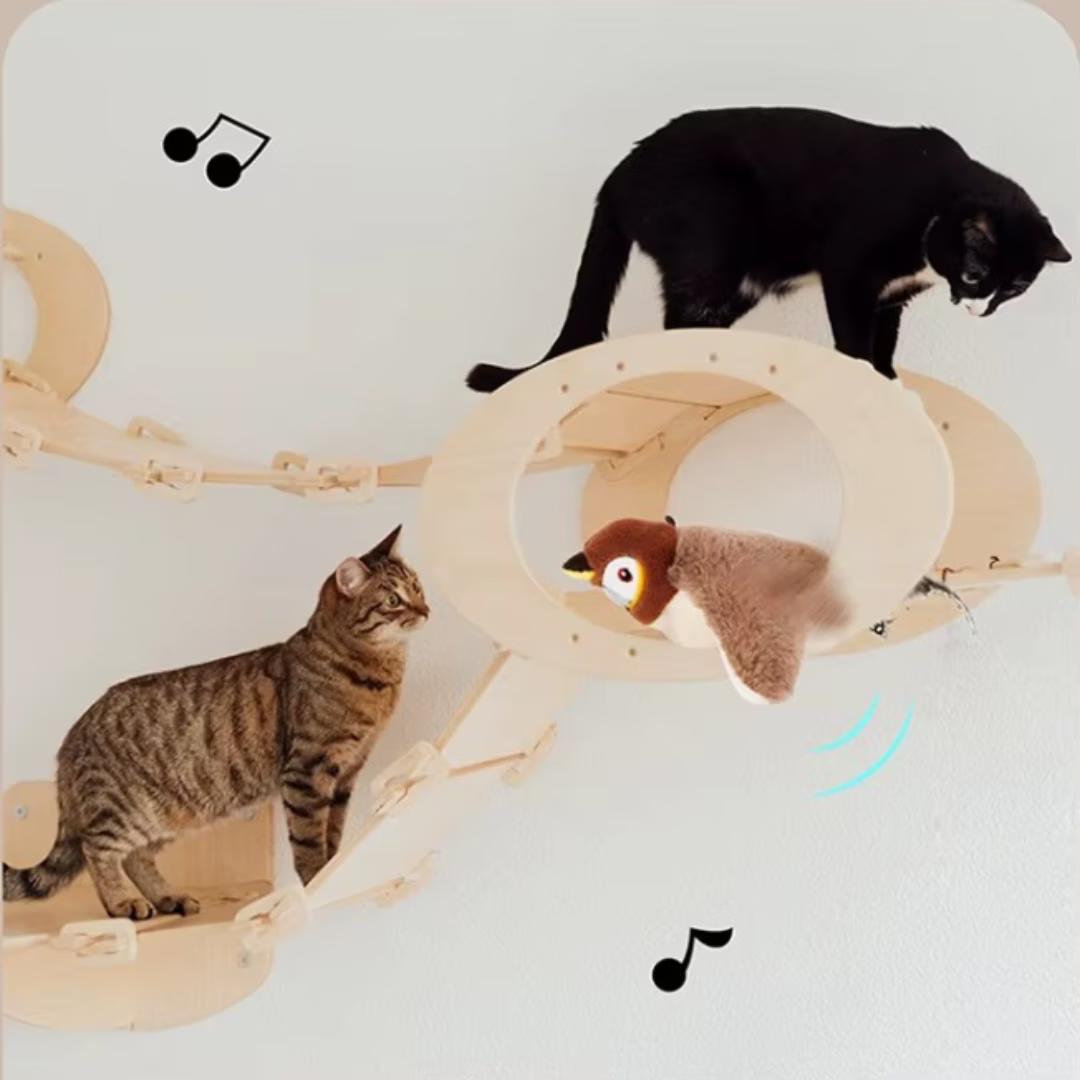 Chirpy Buddy™ – Interaktives Vogelspielzeug für Katzen